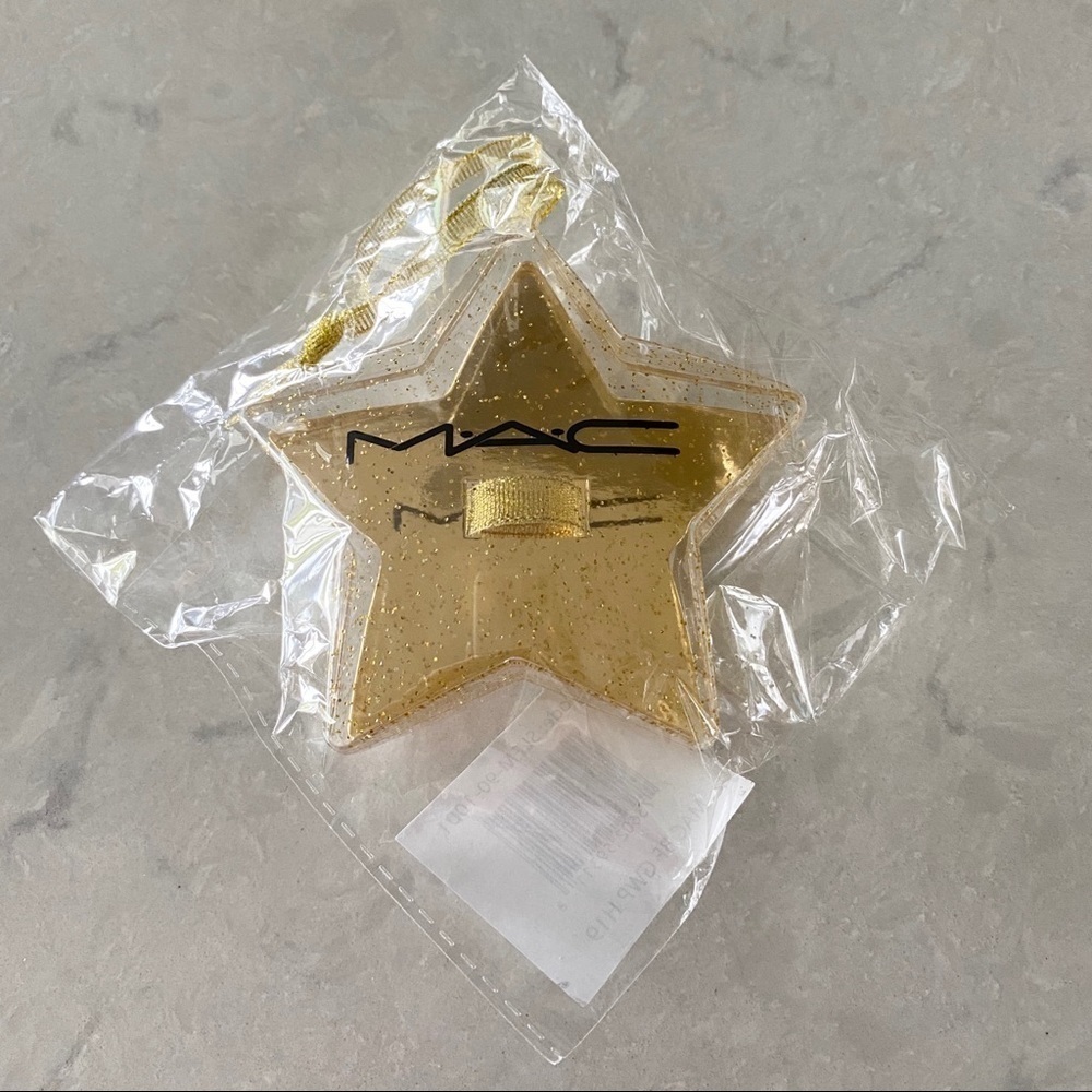 MAC Cosmetics Gold Star Ornament